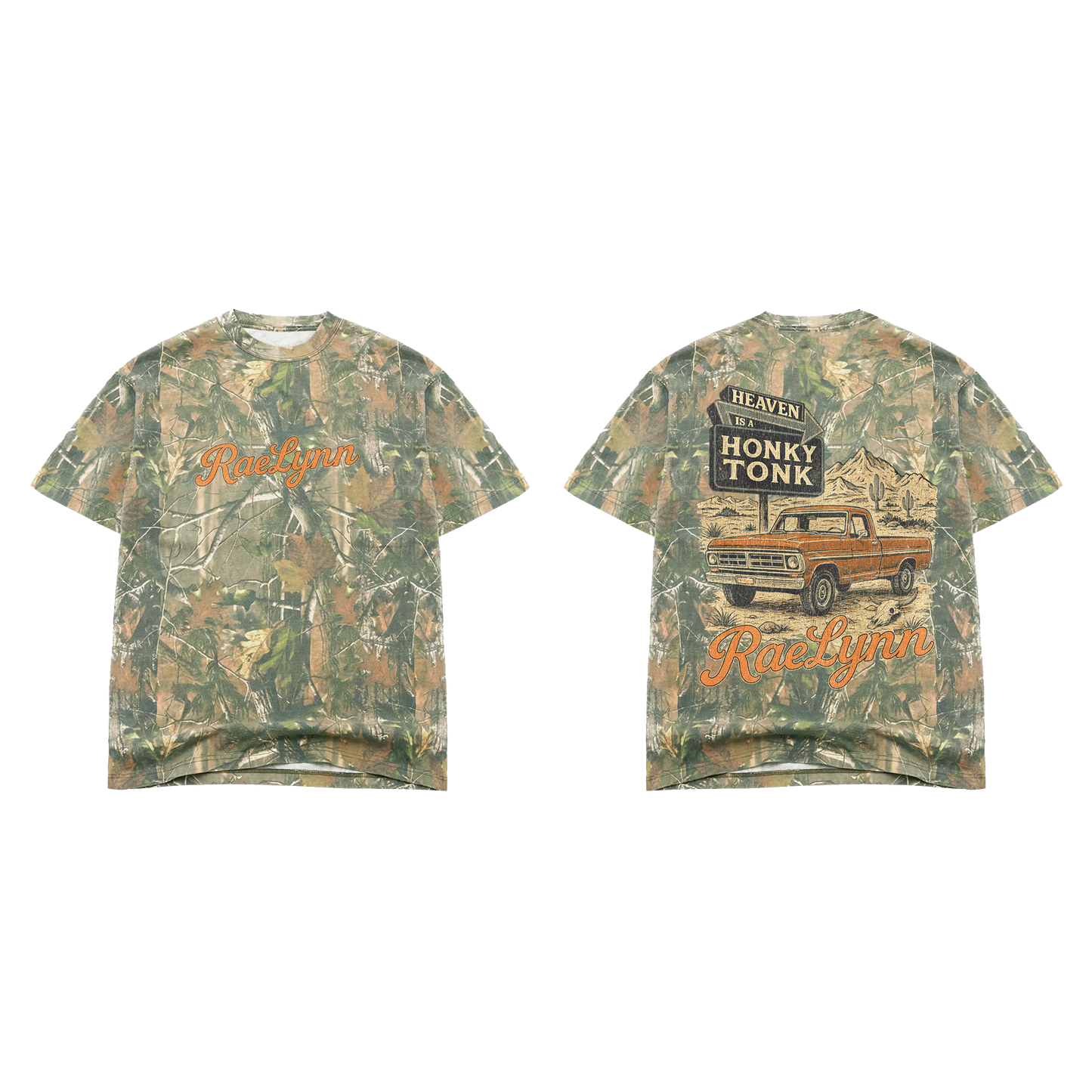 Honky Tonk Truck Camo Tee